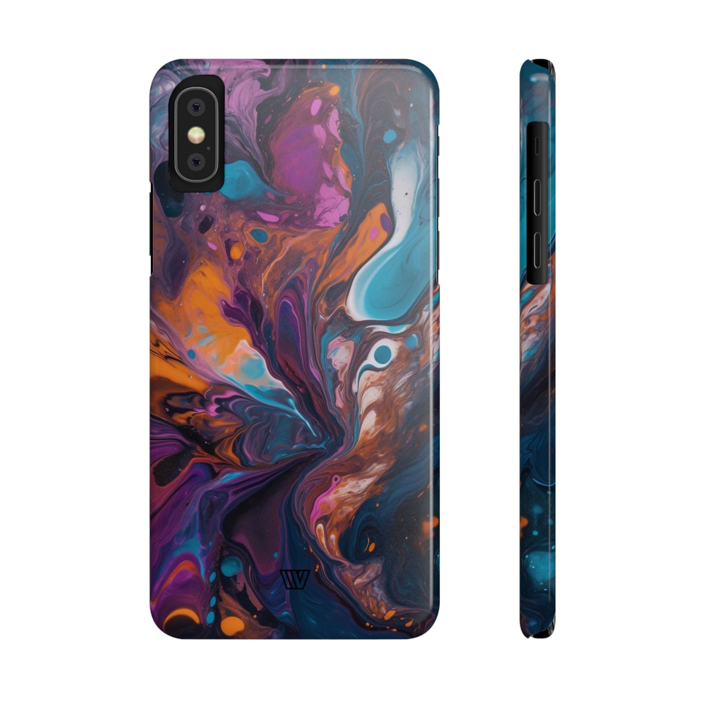 COSMIC PAINT SWIRL | Slim iPhone Case