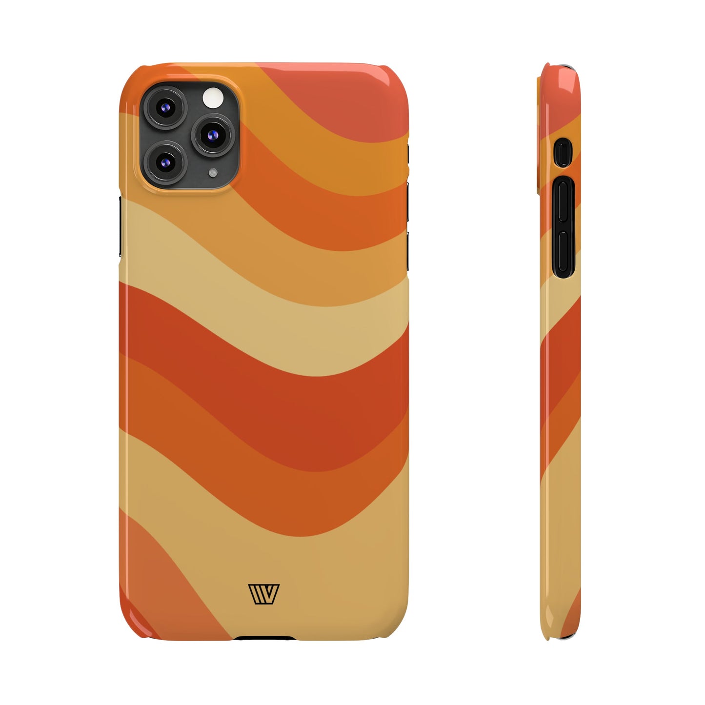 RETRO GROOVY WAVES | Slim iPhone Case