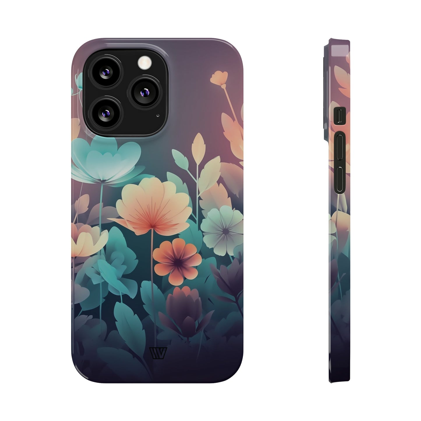 MIDNIGHT FLOWERS | Slim iPhone Case