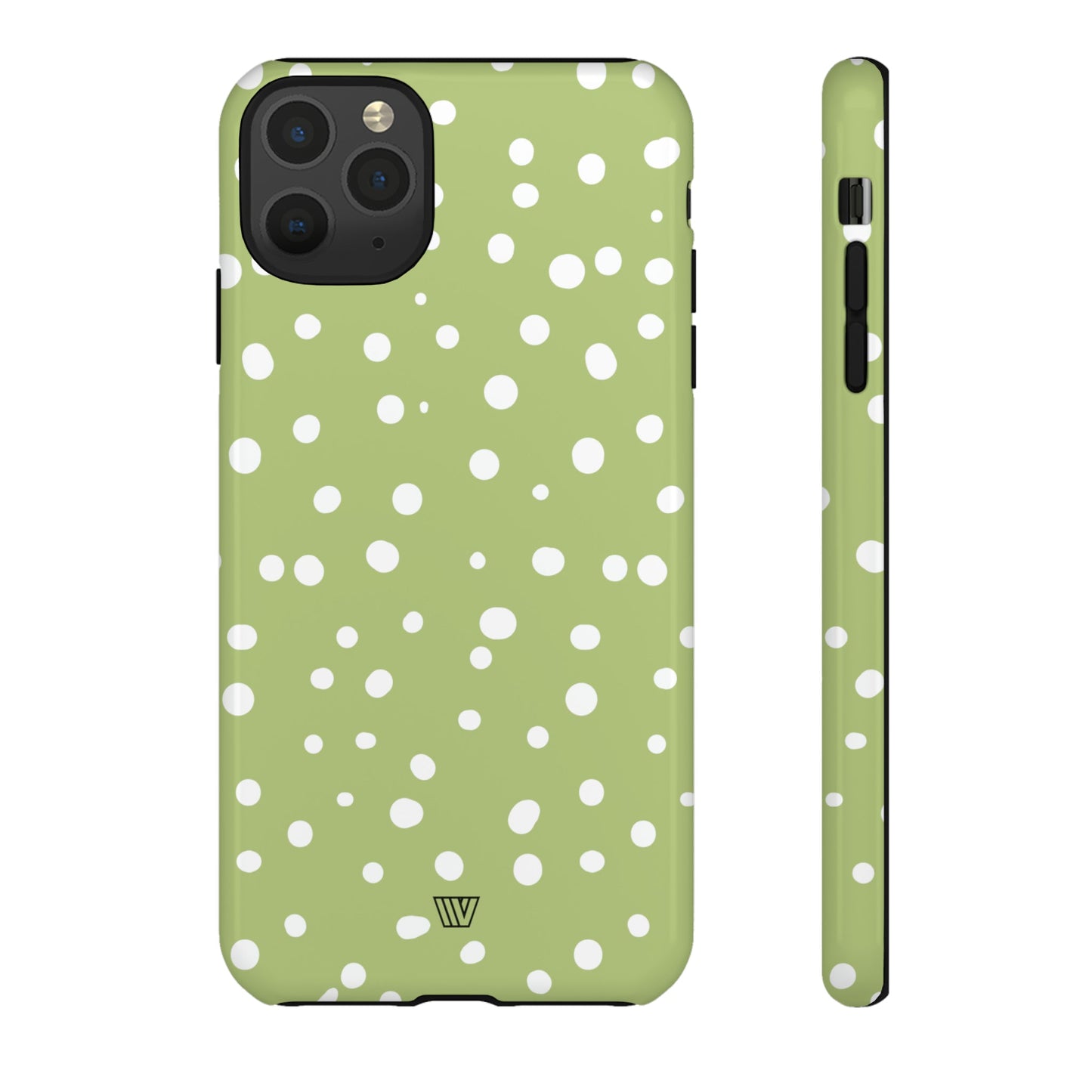 PALE OLIVE DOTS | Tough Phone Case