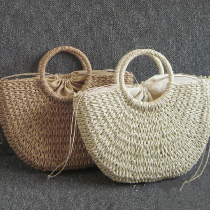 Artisan Handmade Woven Straw Bag