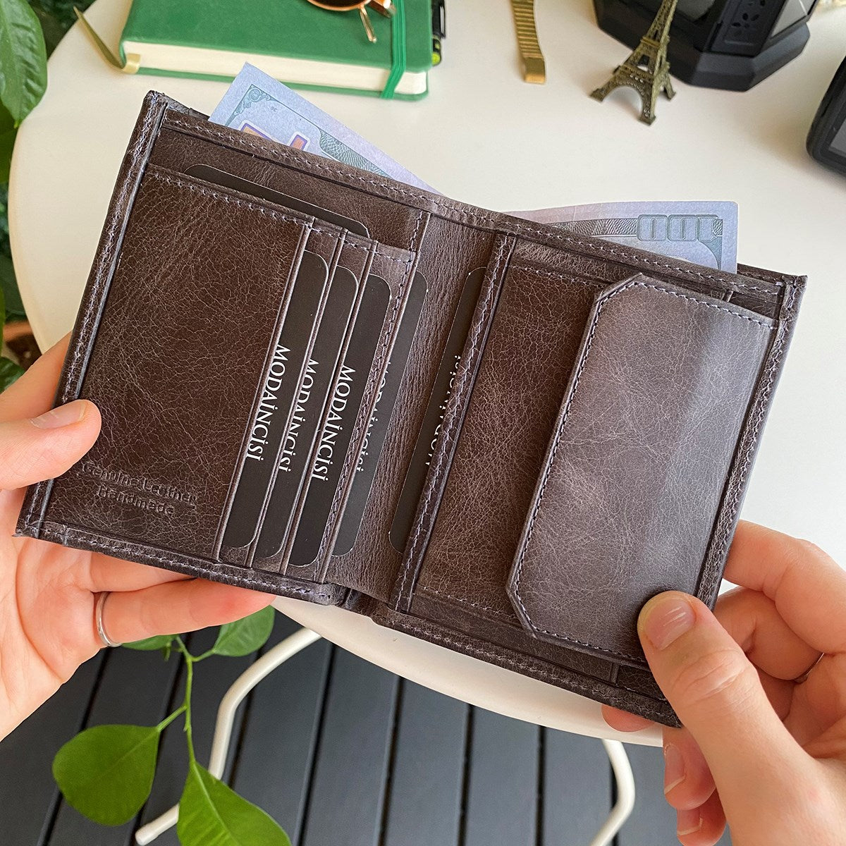 Oregon - Genuine Leather Wallet with Removable Card Holder