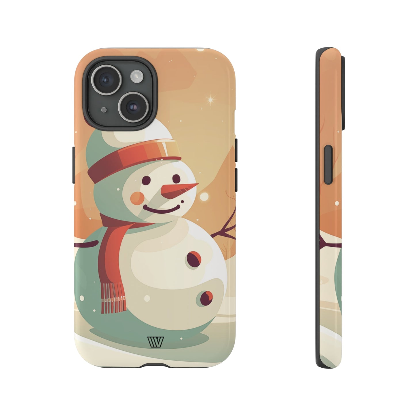 SUNSET SNOWMAN | Tough Phone Case