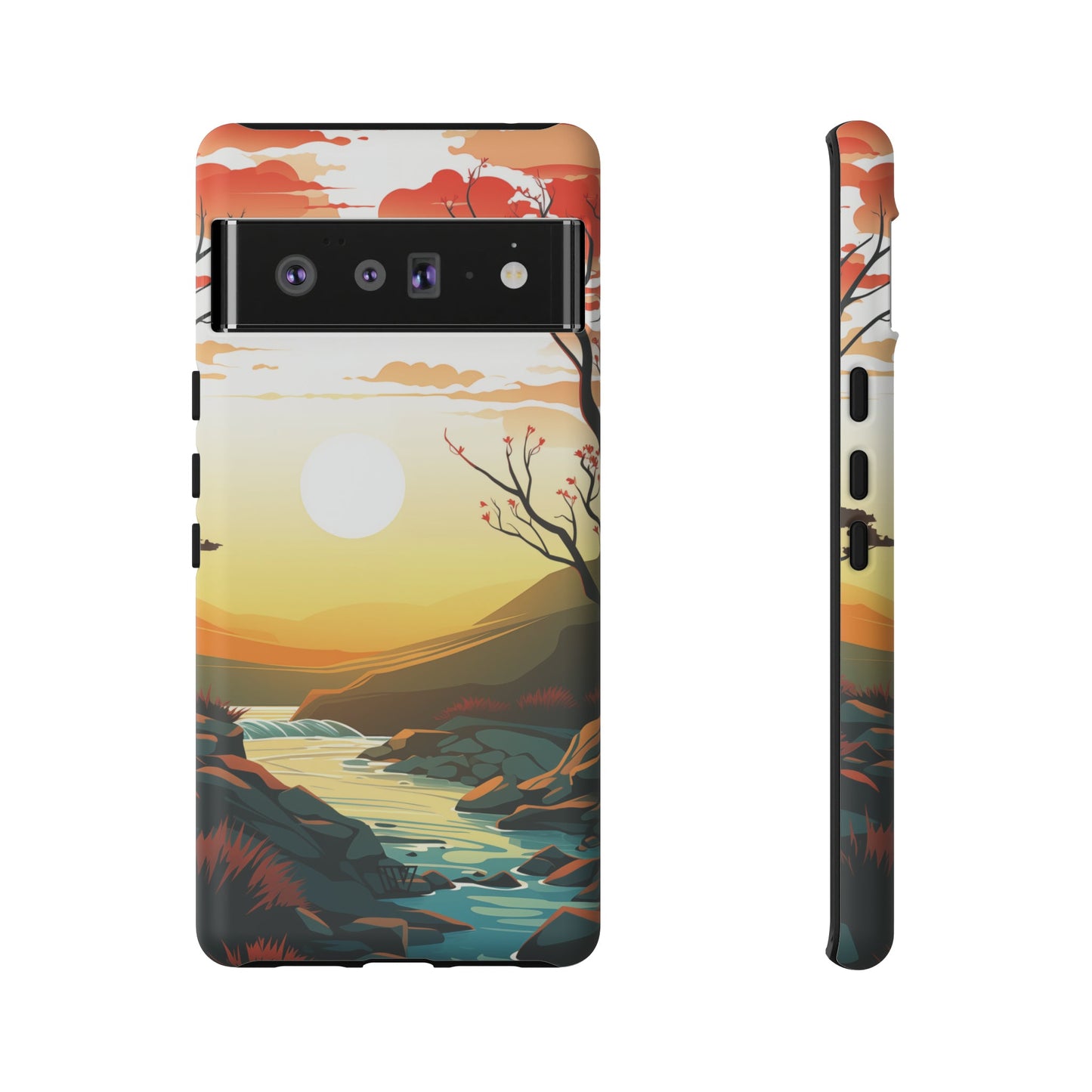 RIVER SUNSET | Tough Phone Case