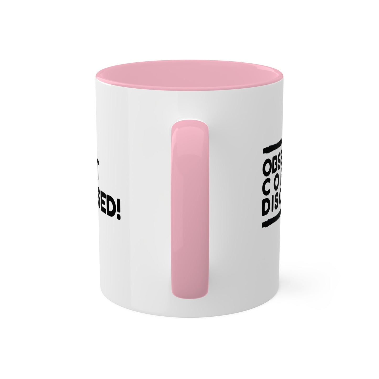 Get Obsessed Colorful Mugs, 11oz