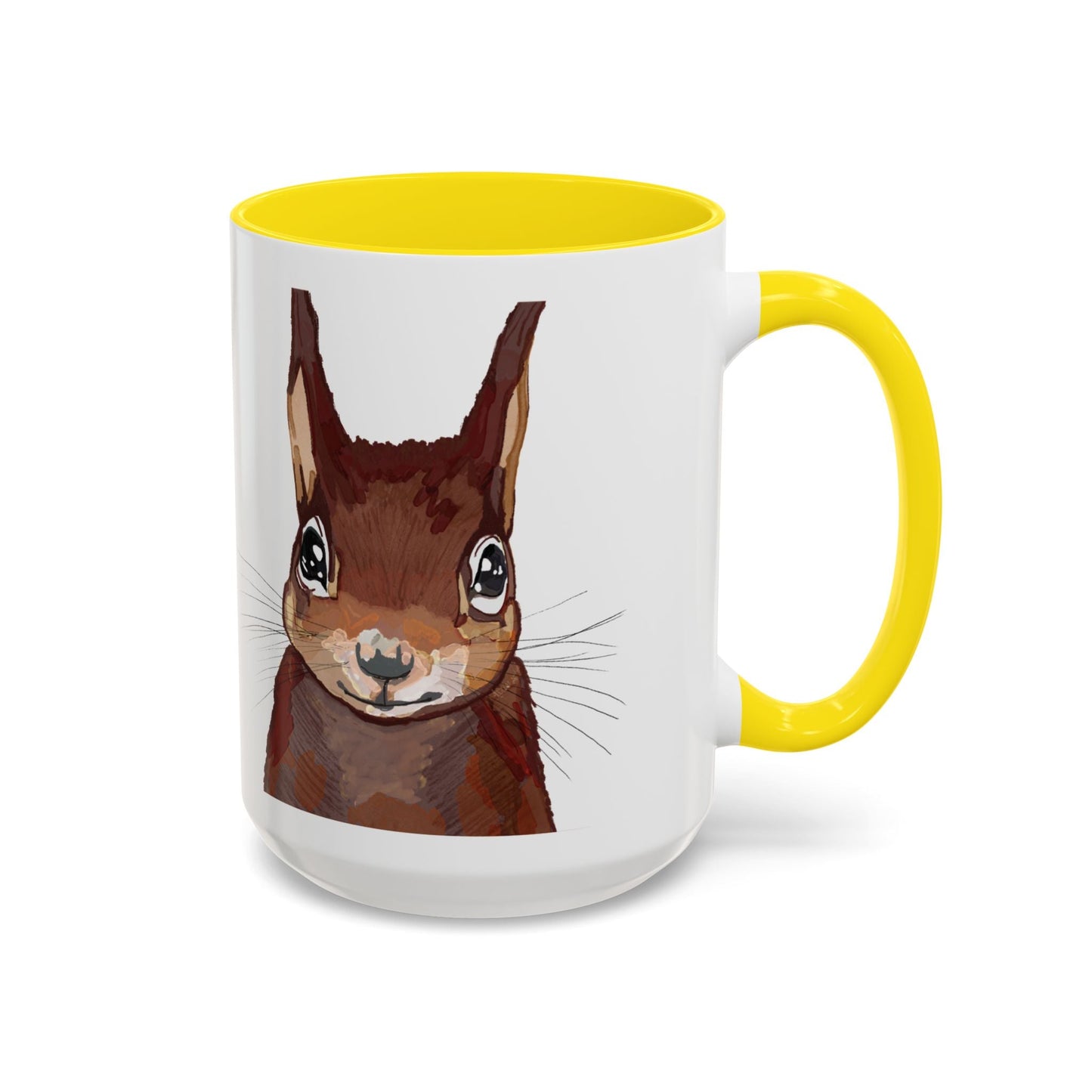 Squirrel Two Tone Coffee Mugs (11oz & 15oz)