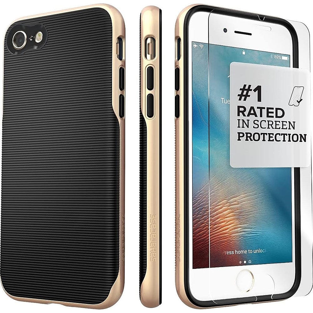 Venture Series Black Gold  Case - Apple iPhone SE (2nd and 3rd Generation)