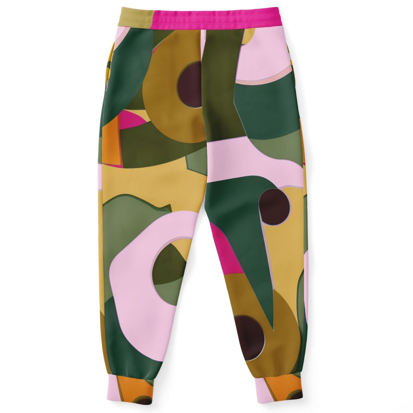 My 70s Retro Geo Eco-Poly Camo Unisex Joggers