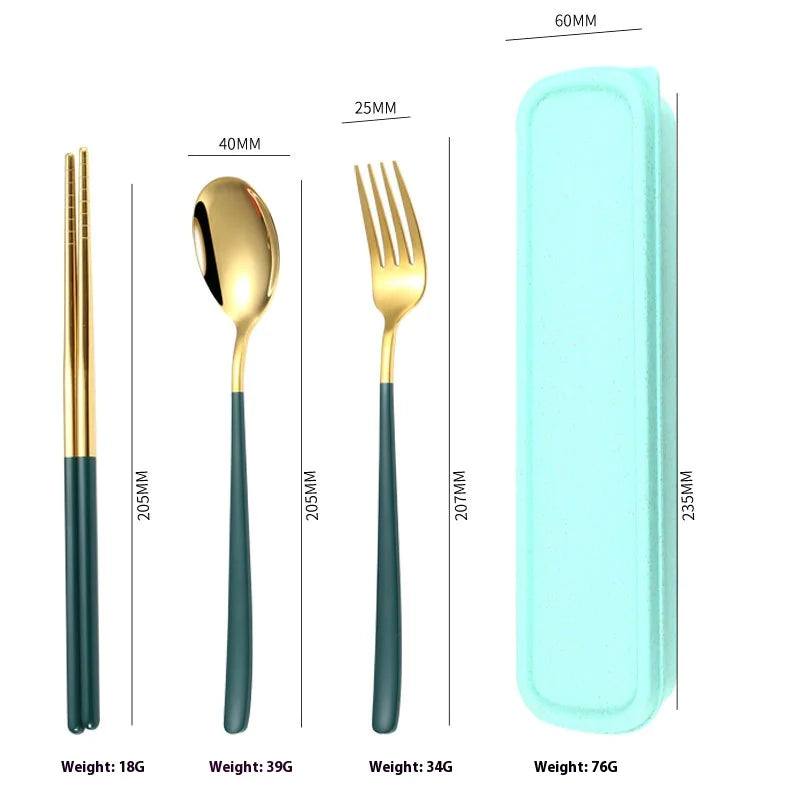 Portable Stainless Steel Cutlery Set