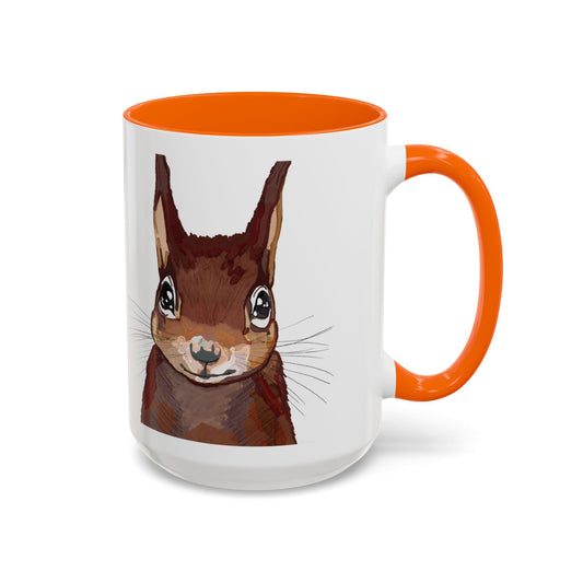 Squirrel Two Tone Coffee Mugs (11oz & 15oz)