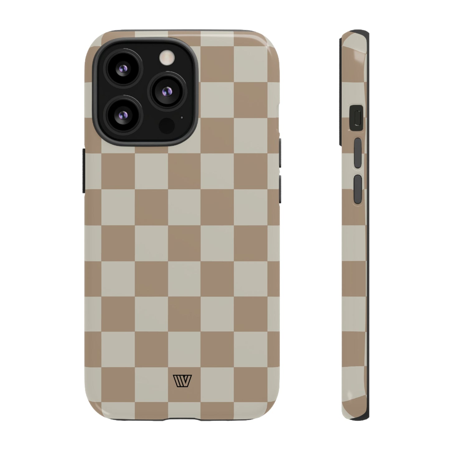 NEUTRAL CHECKERBOARD | Tough Phone Case