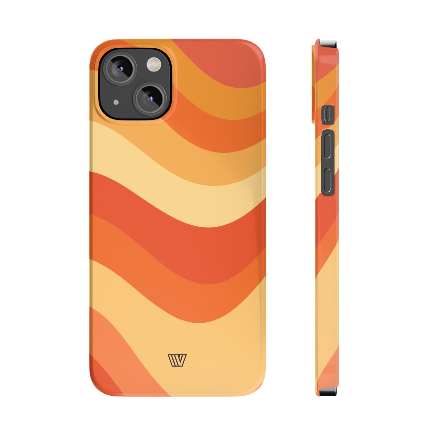 RETRO GROOVY WAVES | Slim iPhone Case