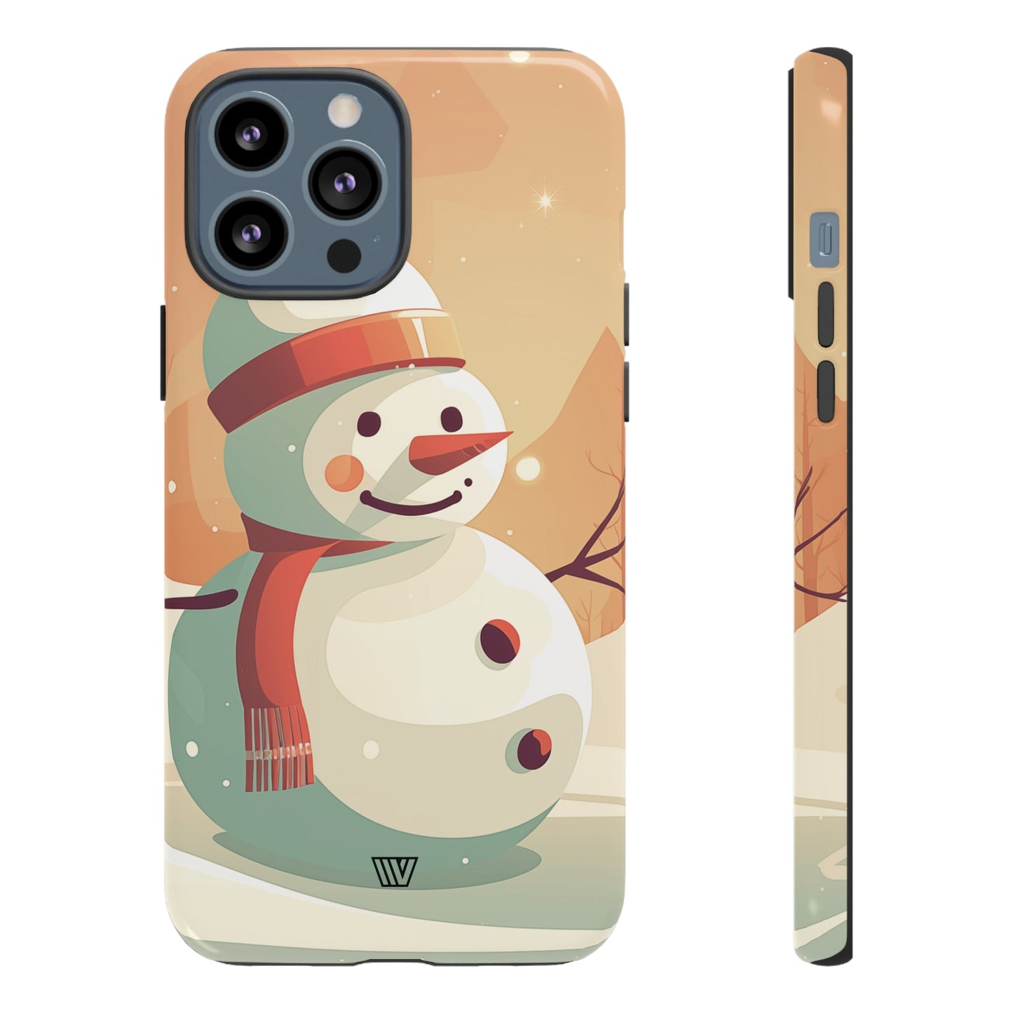 SUNSET SNOWMAN | Tough Phone Case