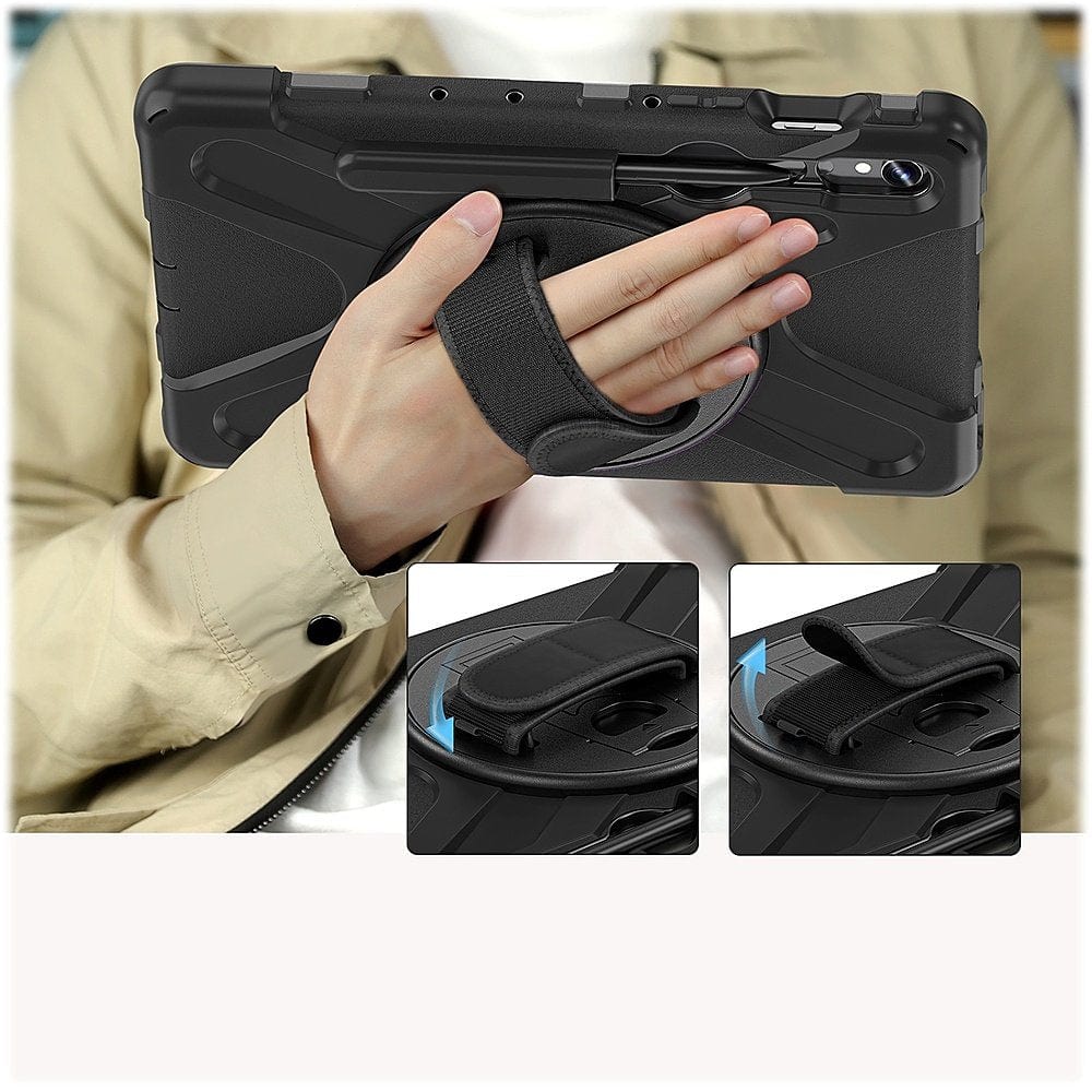 Raider X Series Heavy Duty Hand Strap Case - Galaxy Tab S8, Tab S9 and Tab S9 FE