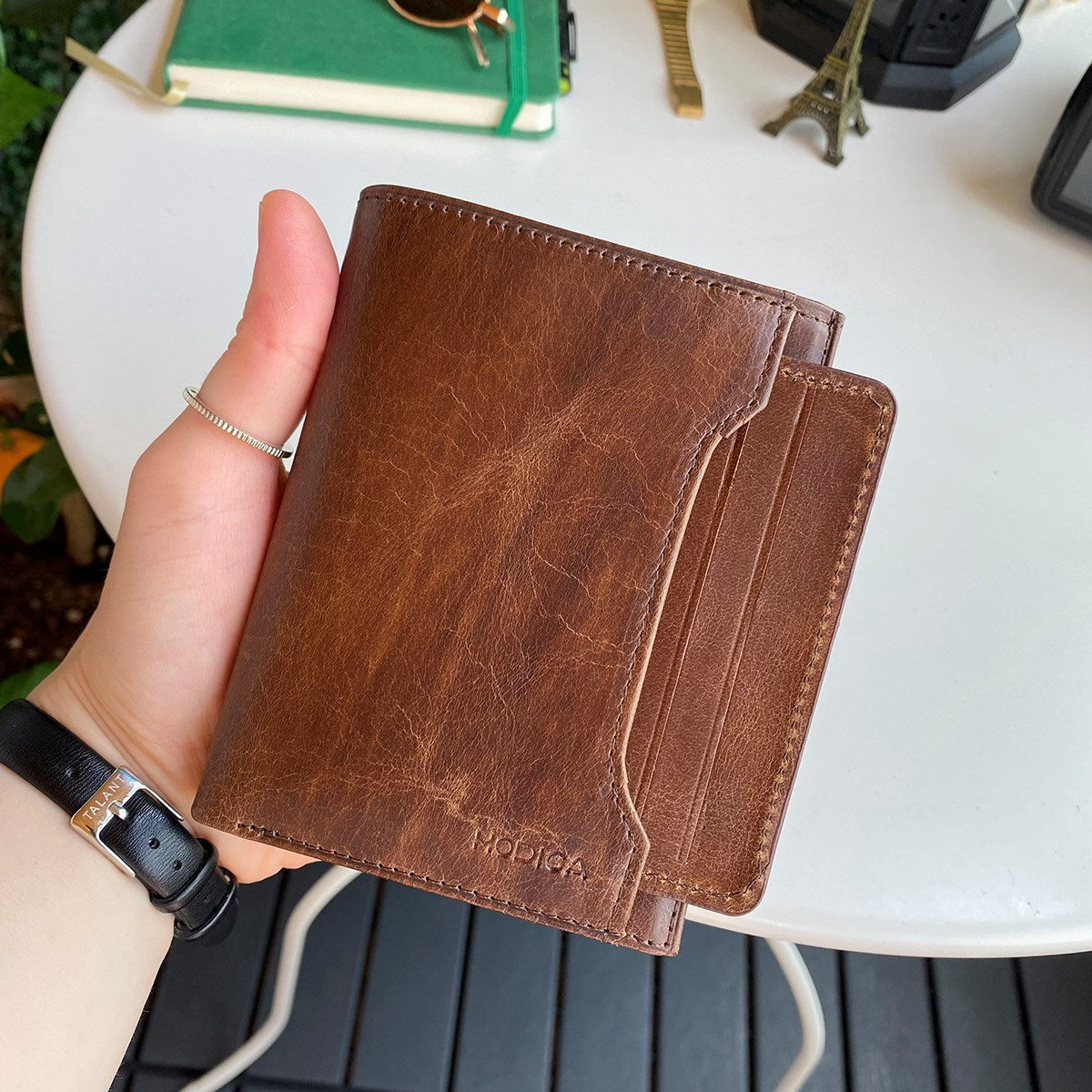 Oregon - Genuine Leather Wallet with Removable Card Holder