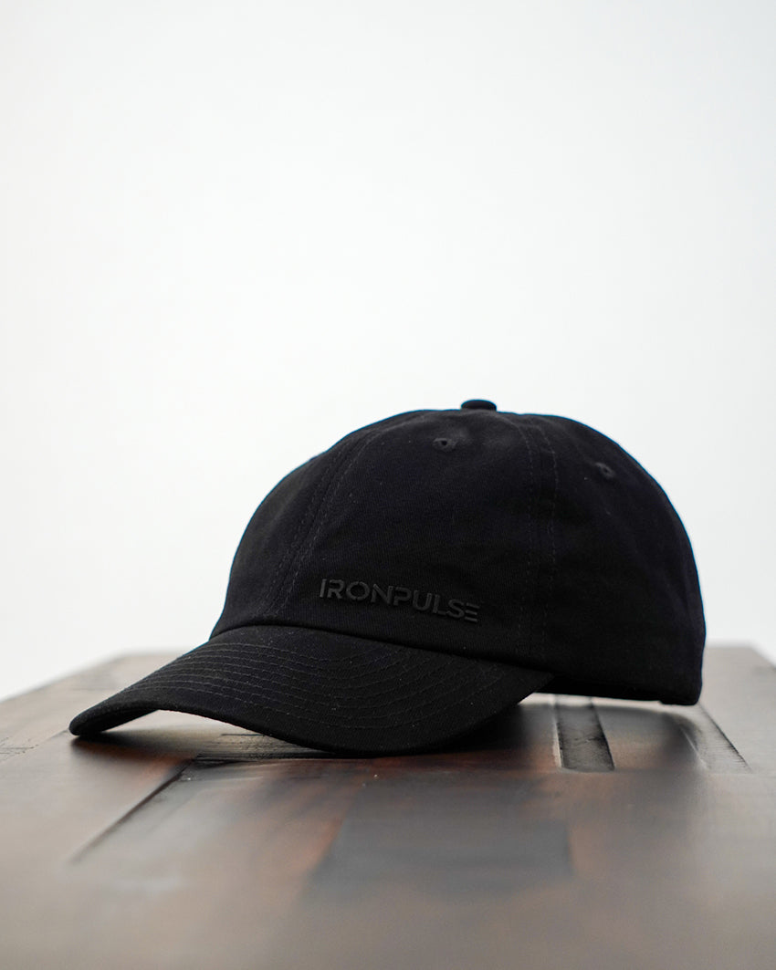 Black Signature Dad Hat