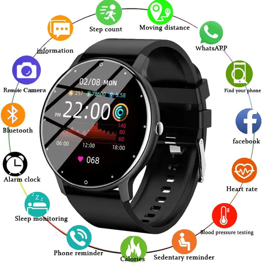 Full Touch Screen Fitness Smart Watch