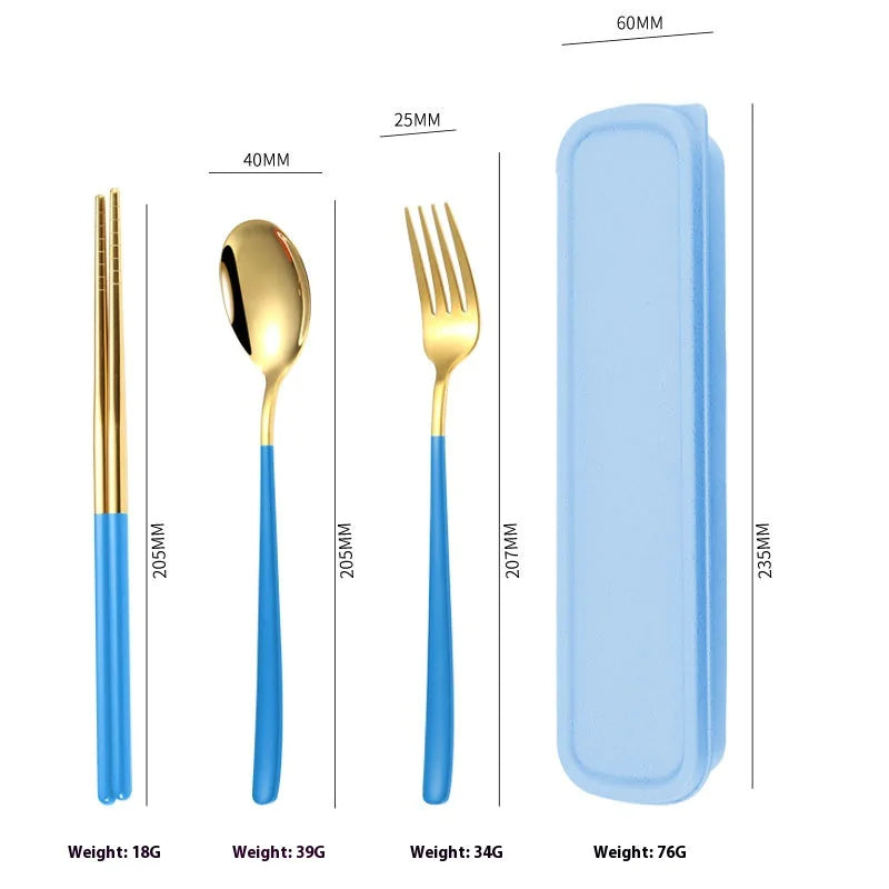 Portable Stainless Steel Cutlery Set