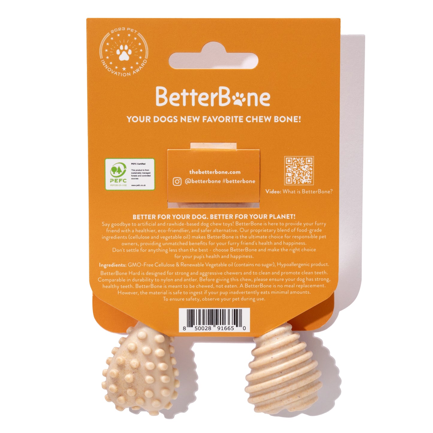 BetterBone HARD CHEW TOY: The natural, eco-friendly, and ultra-durable chew for the toughest chewers!