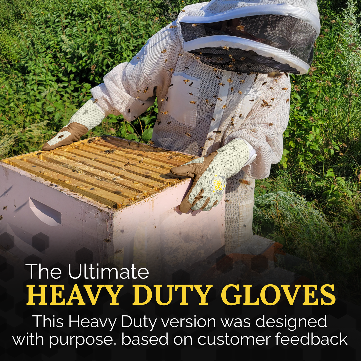 Apis Tactical Heavy Duty Beekeeping Gloves