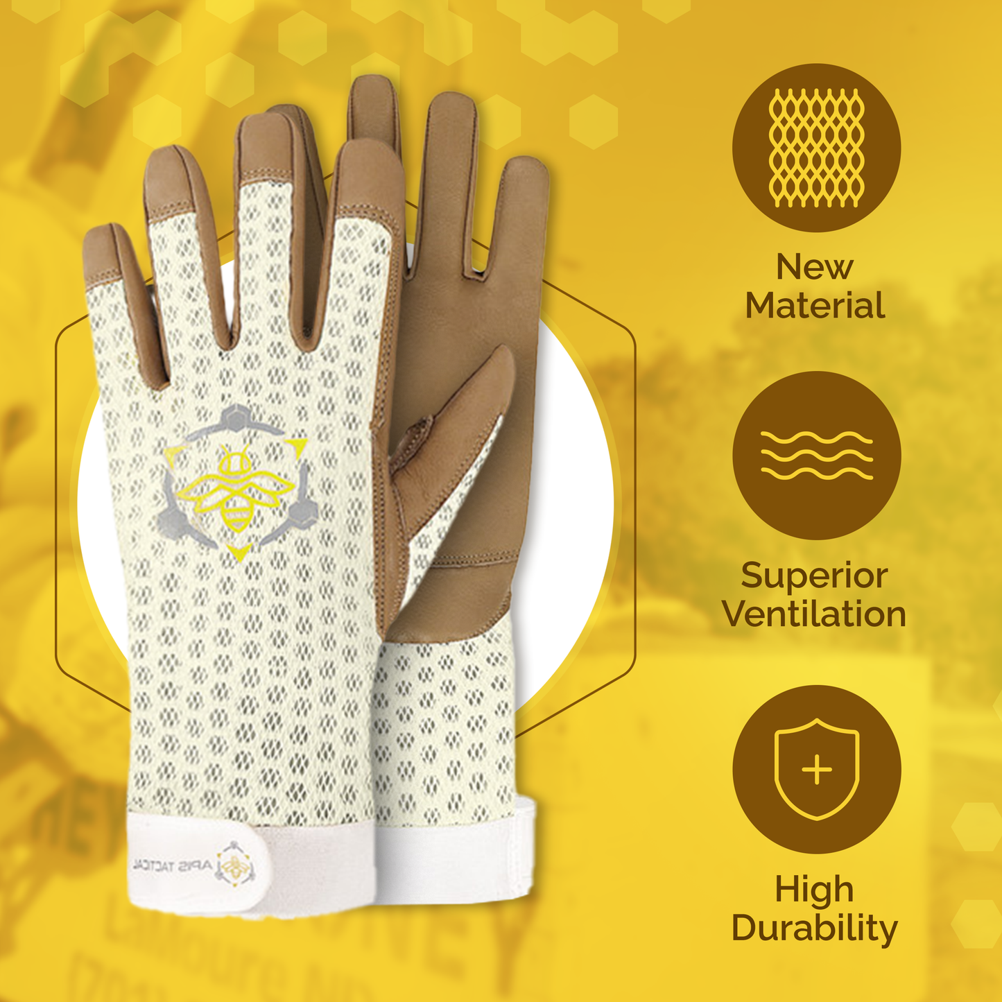 Apis Tactical Heavy Duty Beekeeping Gloves