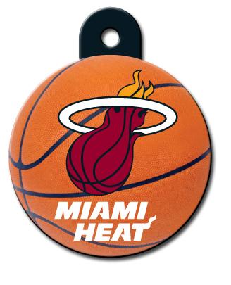 Miami Heat NBA Pet ID Tag - Large Circle