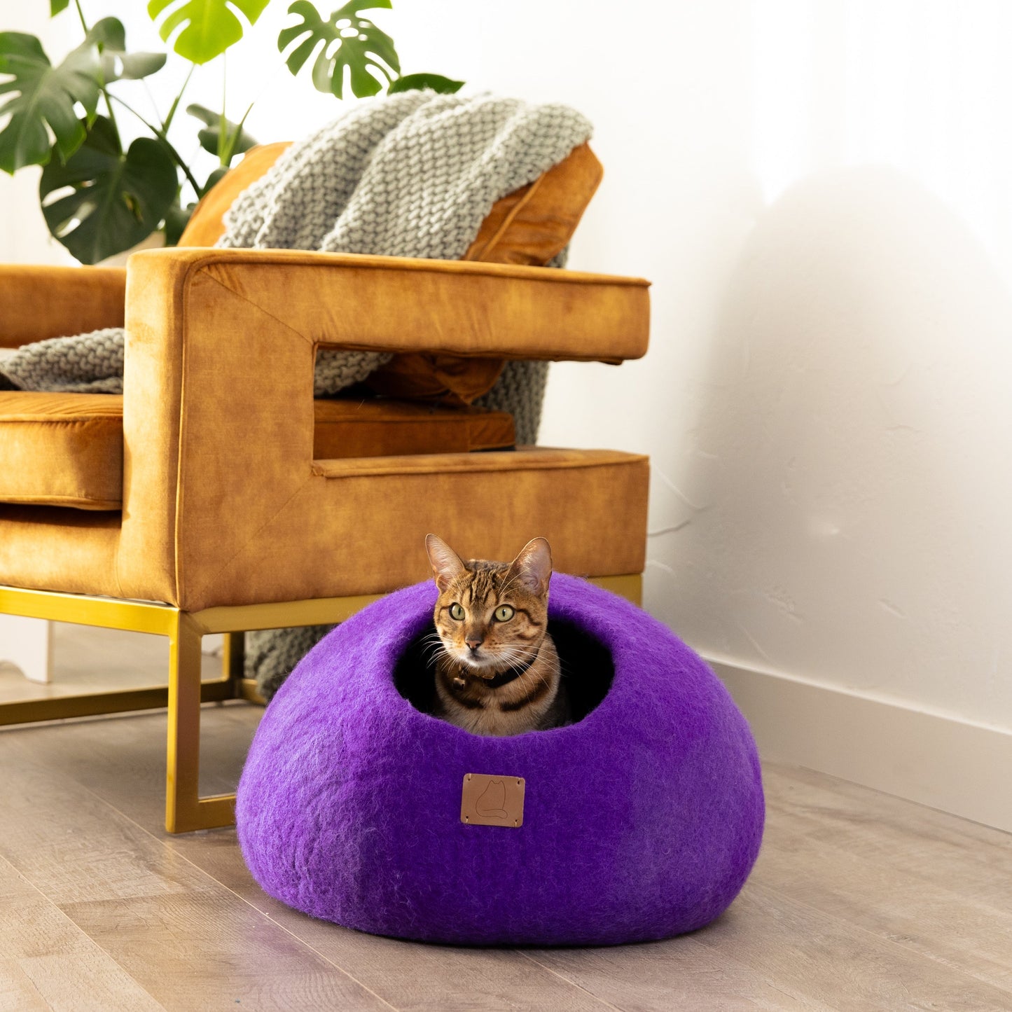 Plum Purple | Round Style Cave by Fuzzy Cove