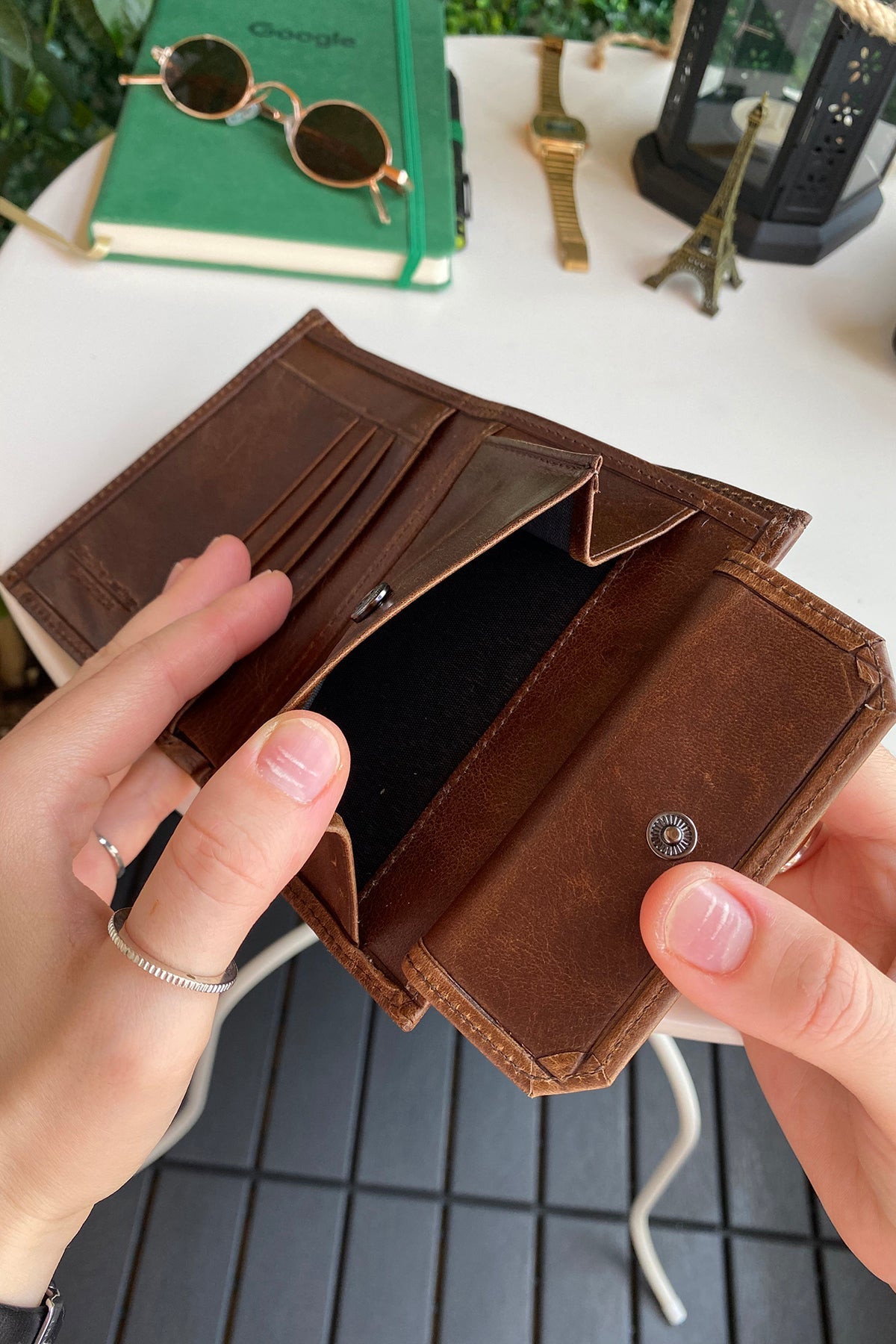 Oregon - Genuine Leather Wallet with Removable Card Holder