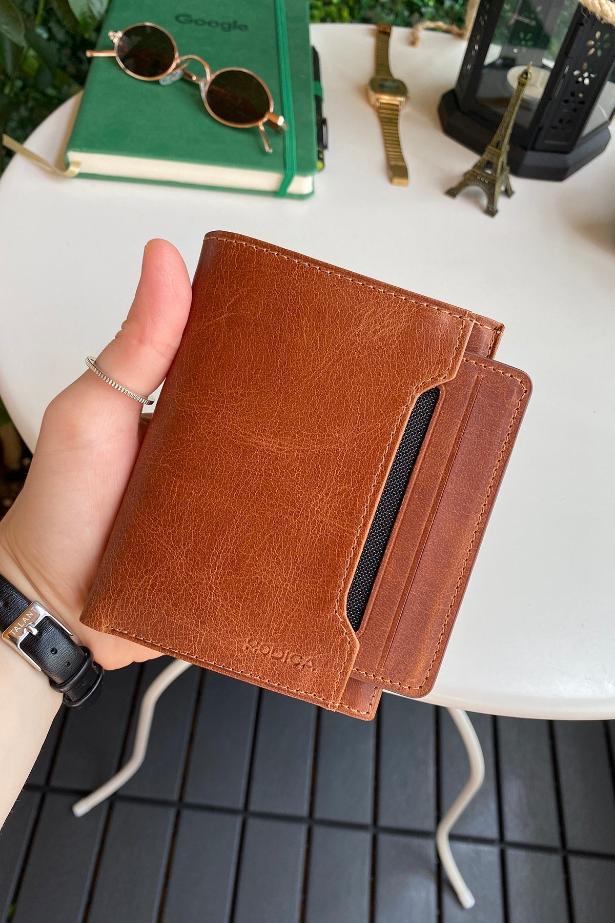 Oregon - Genuine Leather Wallet with Removable Card Holder