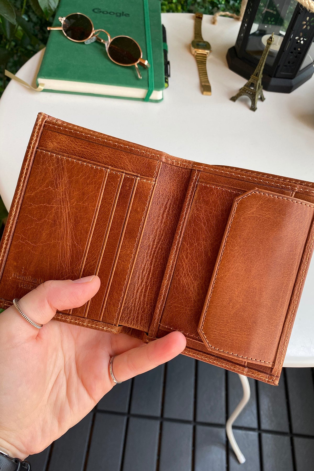 Oregon - Genuine Leather Wallet with Removable Card Holder