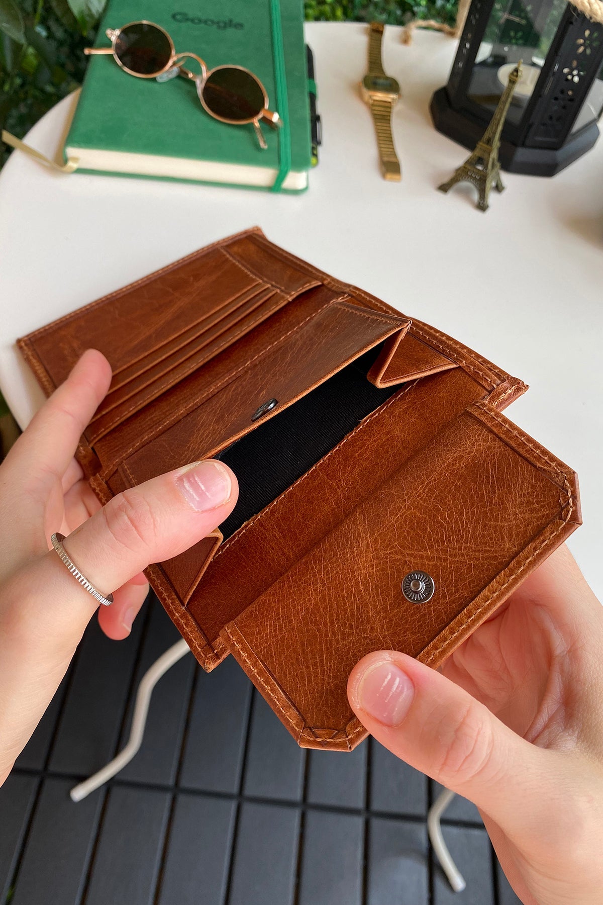 Oregon - Genuine Leather Wallet with Removable Card Holder