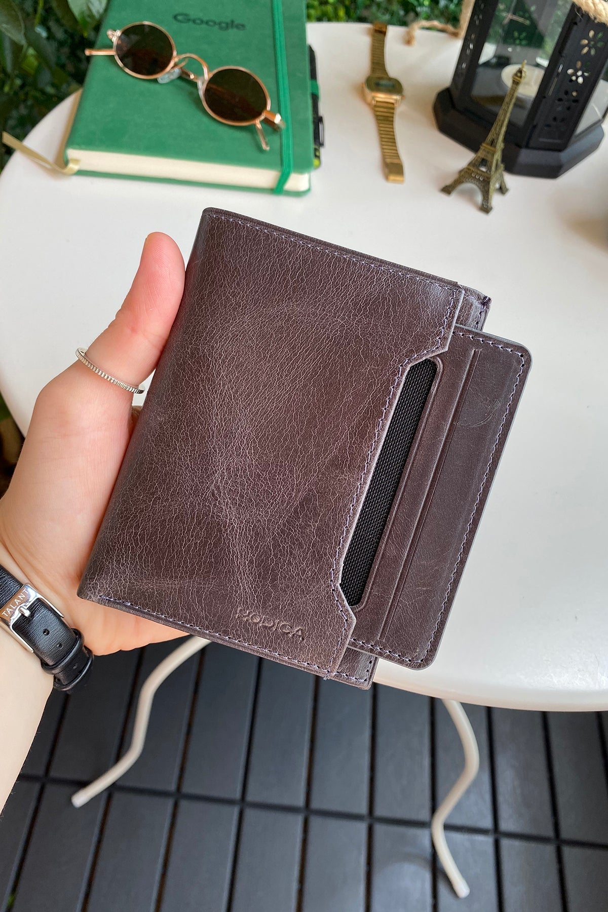 Oregon - Genuine Leather Wallet with Removable Card Holder