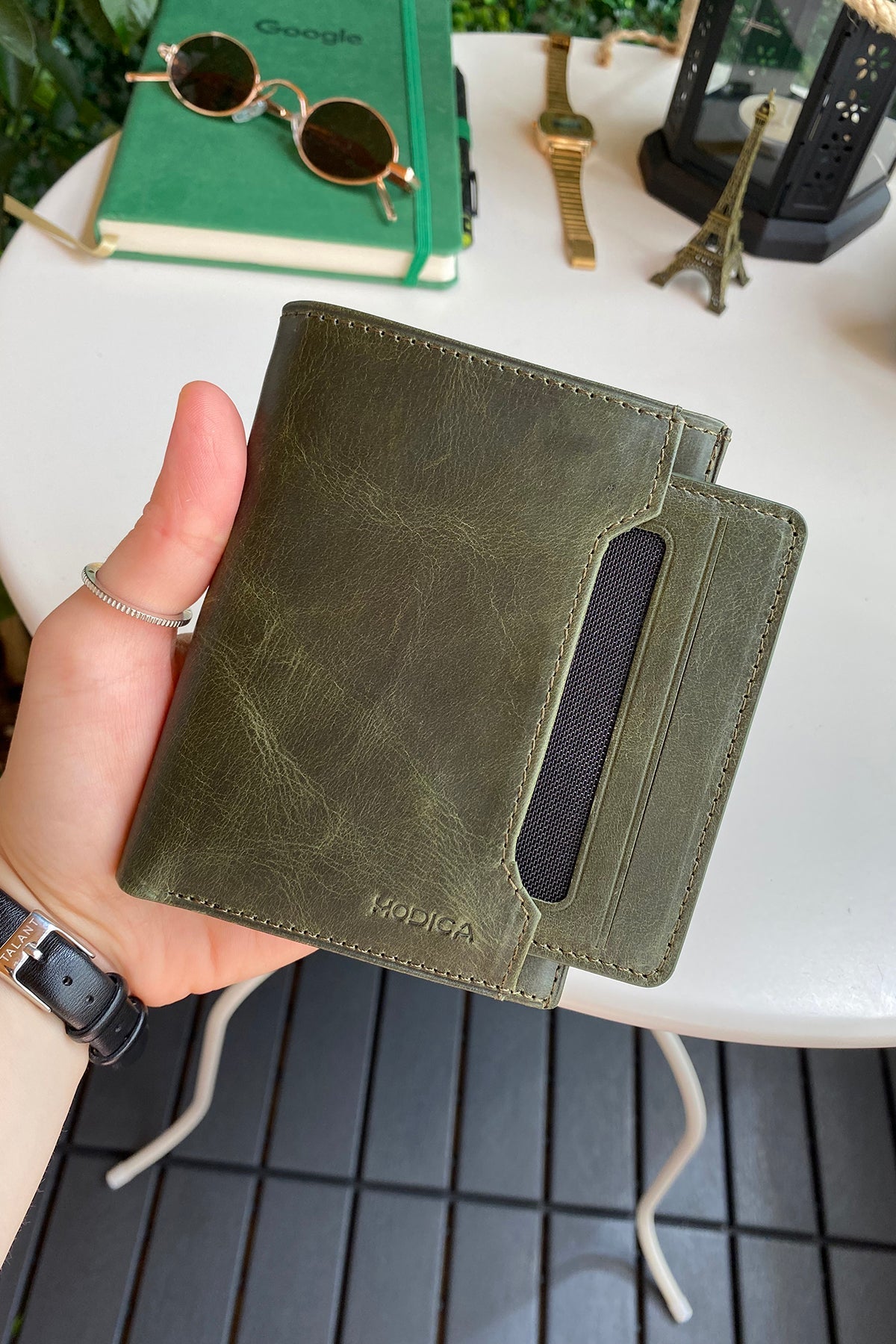 Oregon - Genuine Leather Wallet with Removable Card Holder