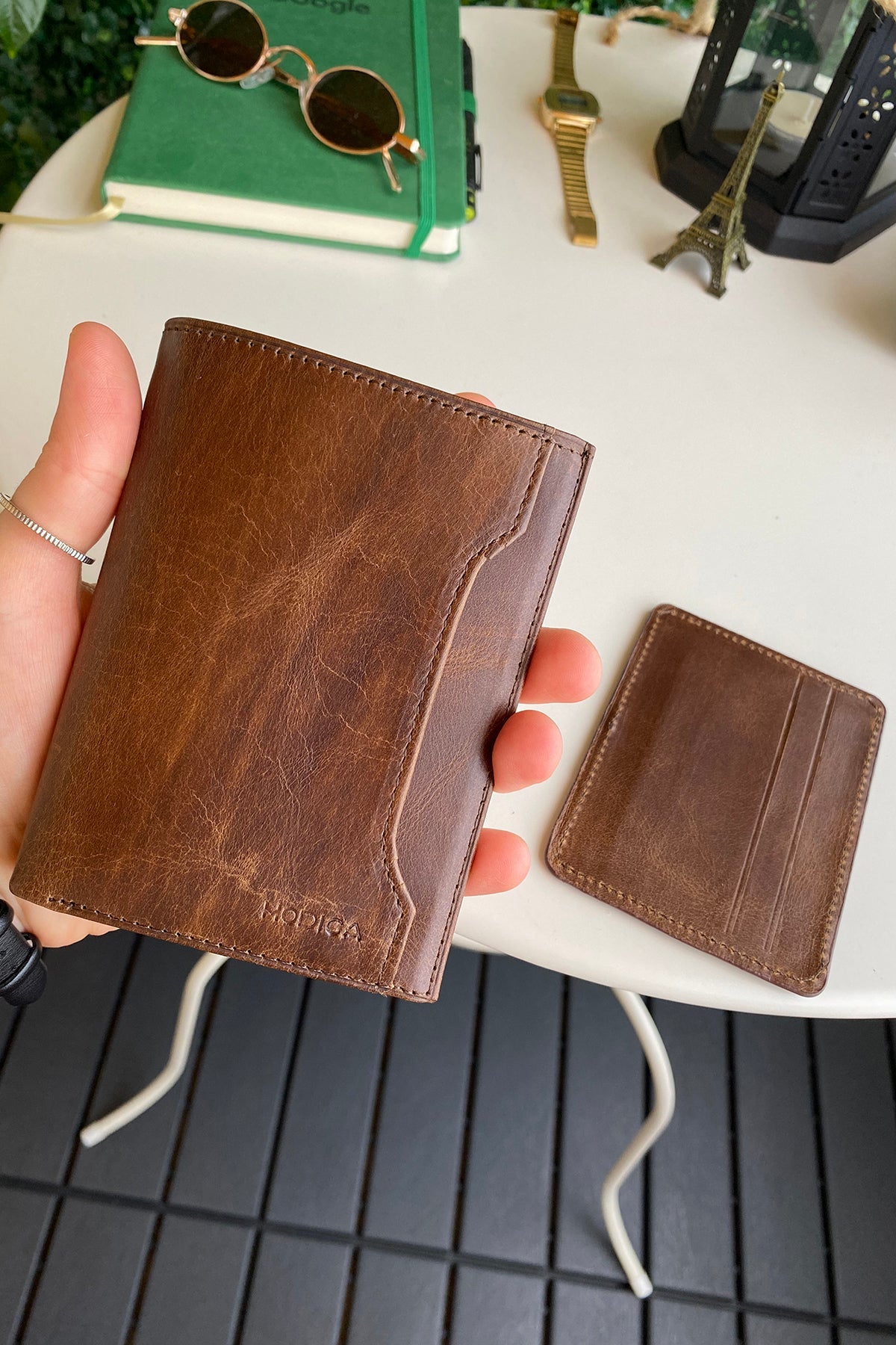 Oregon - Genuine Leather Wallet with Removable Card Holder