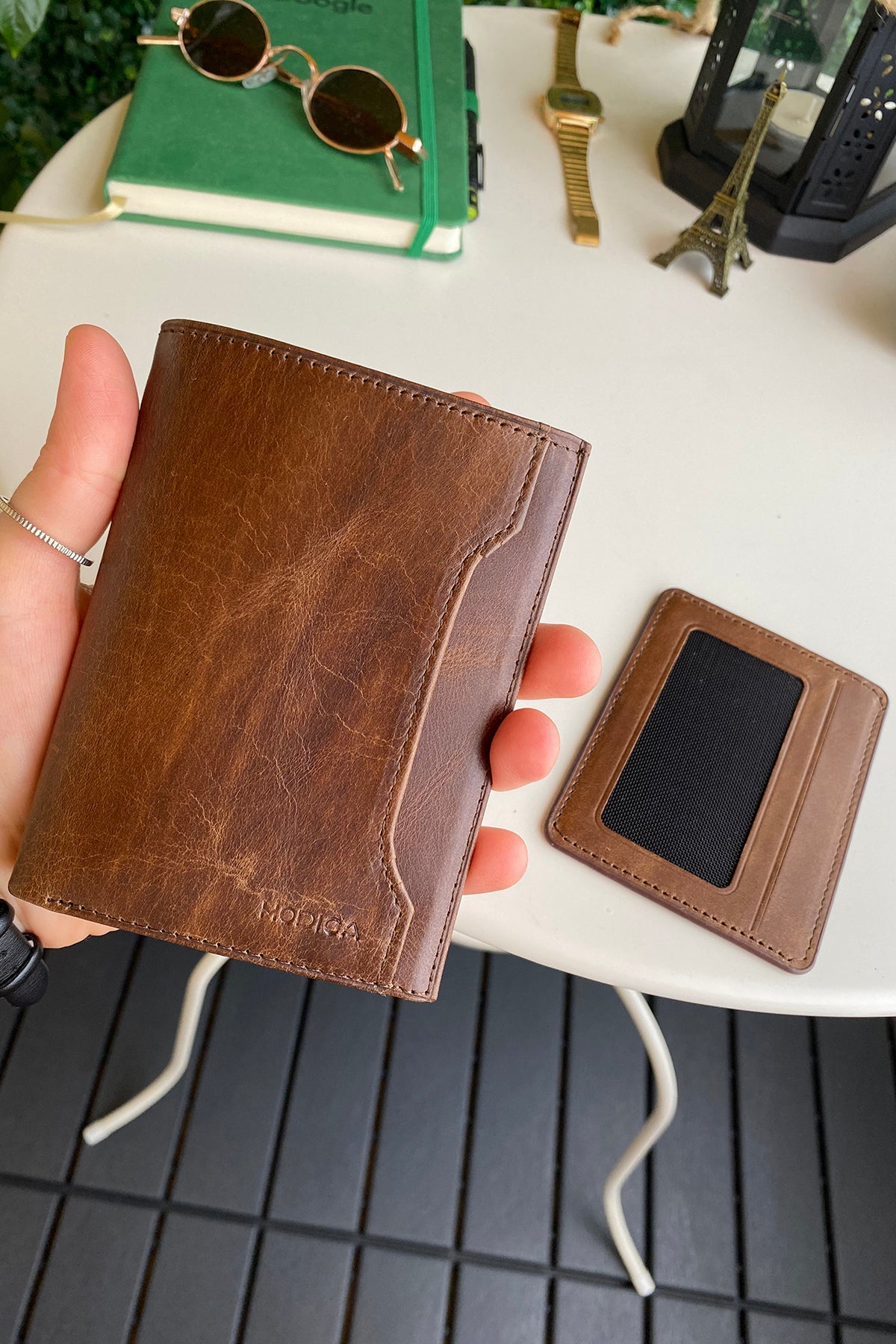 Oregon - Genuine Leather Wallet with Removable Card Holder