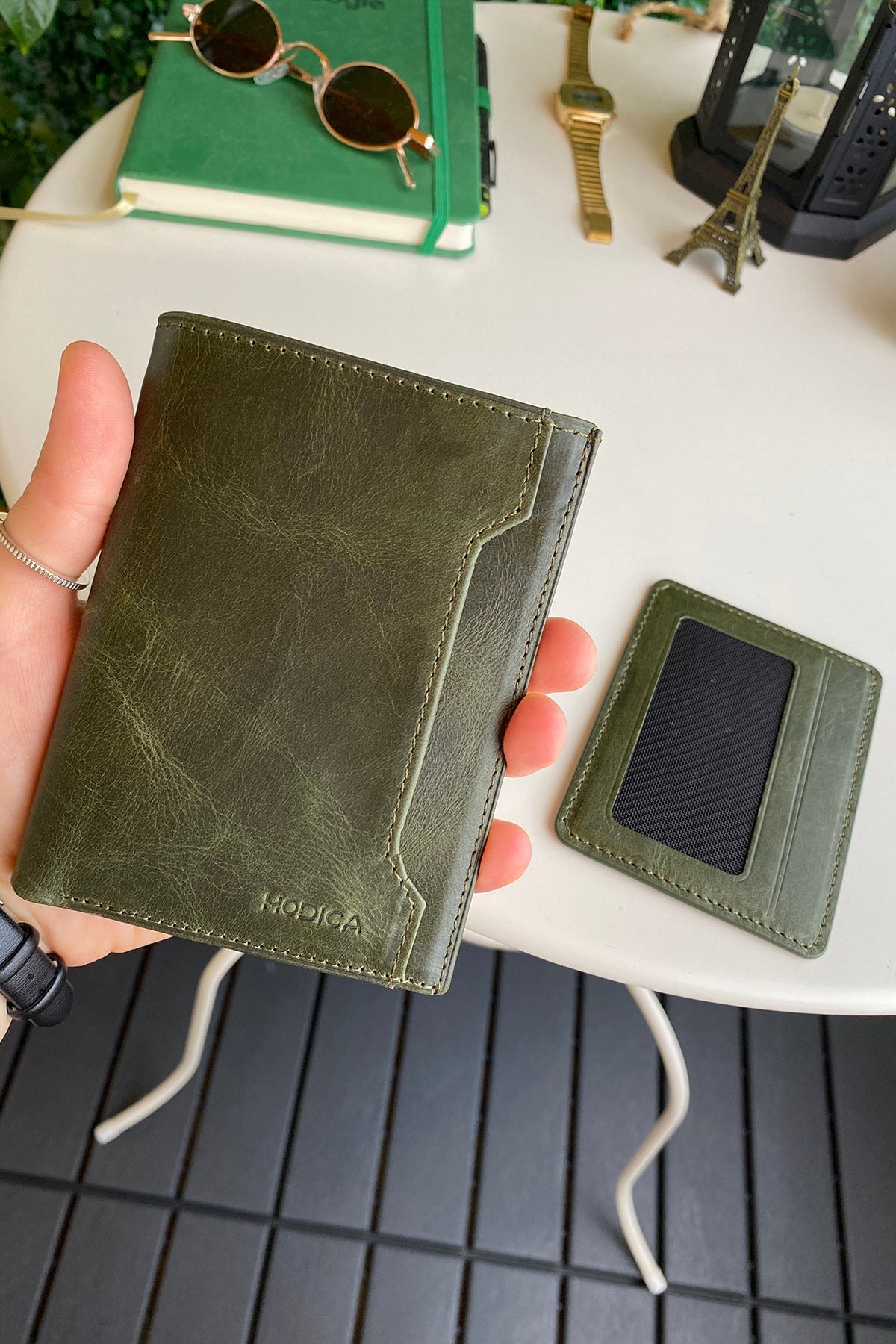 Oregon - Genuine Leather Wallet with Removable Card Holder