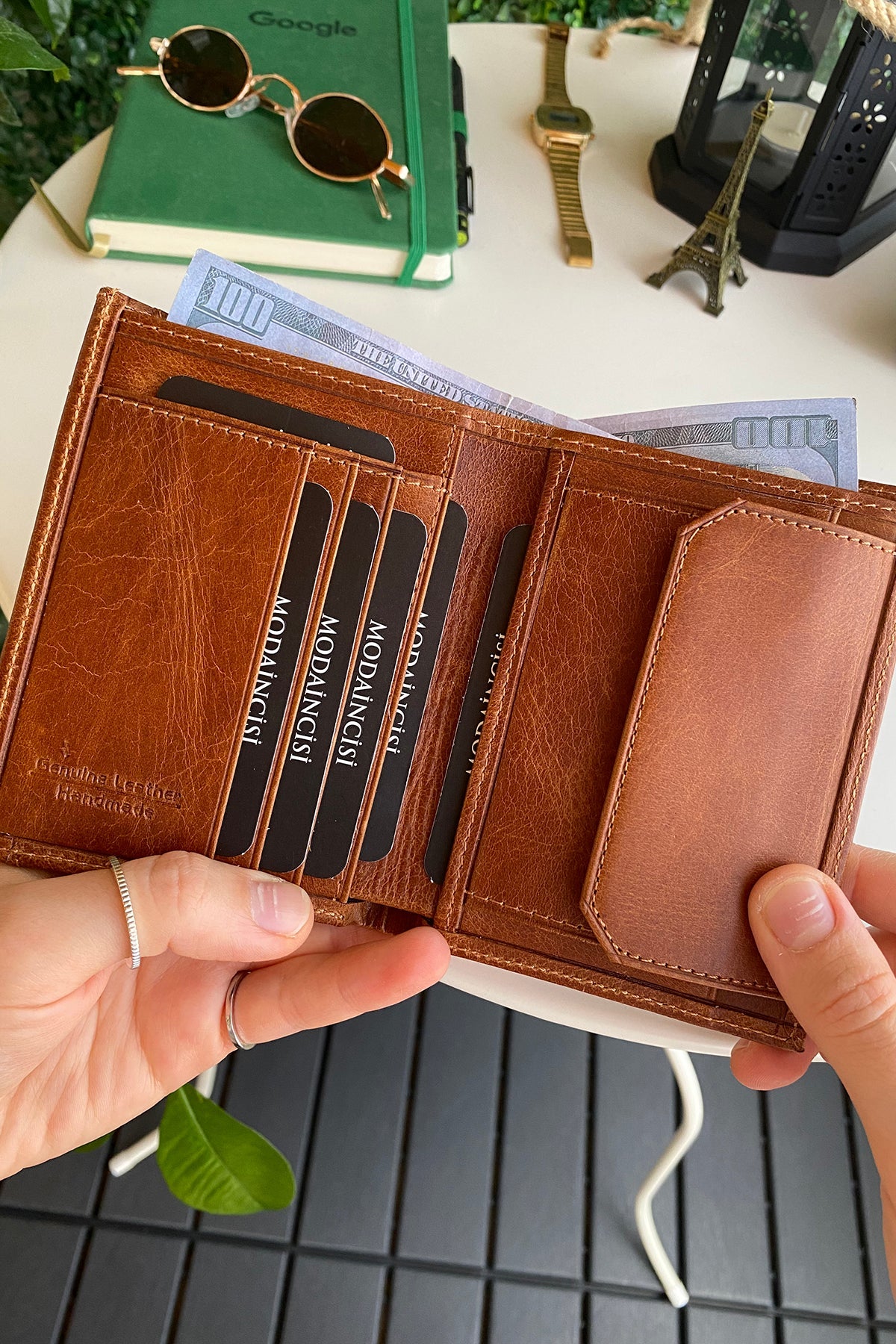 Oregon - Genuine Leather Wallet with Removable Card Holder