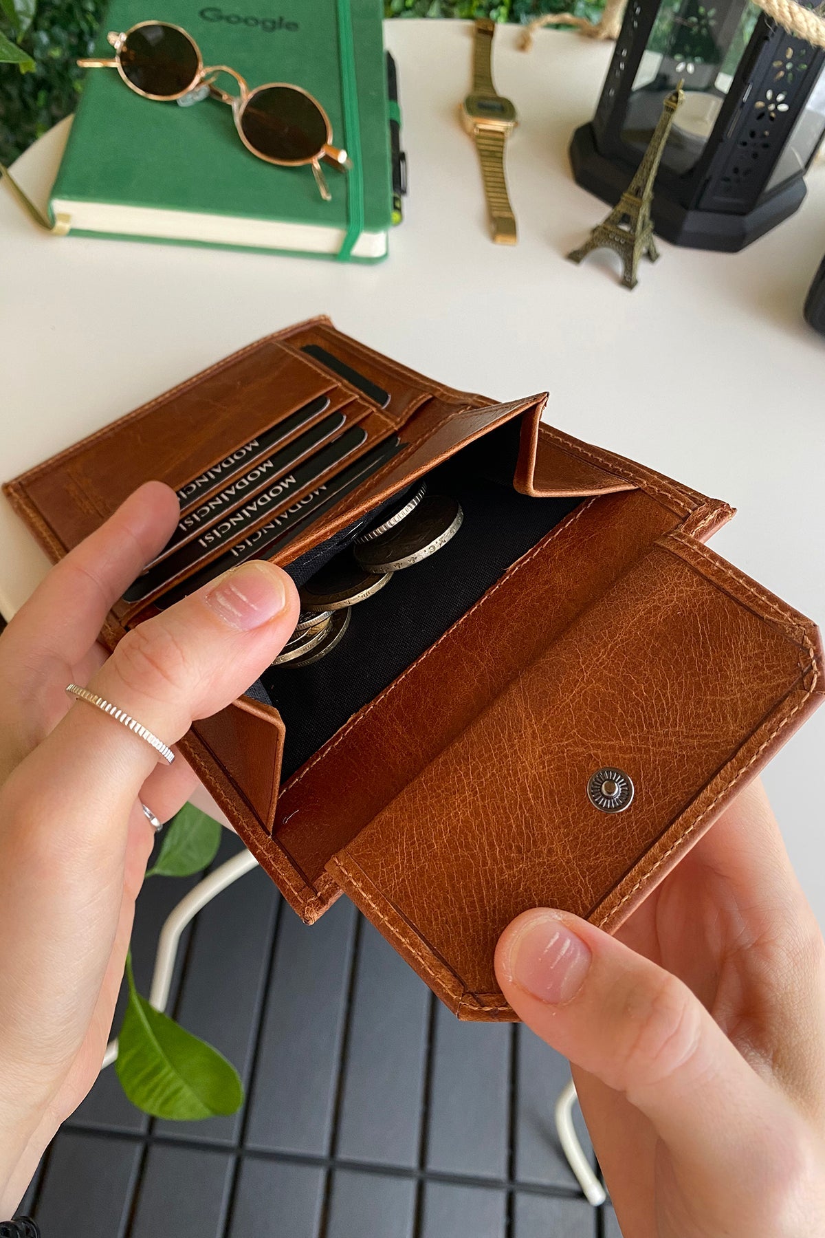 Oregon - Genuine Leather Wallet with Removable Card Holder