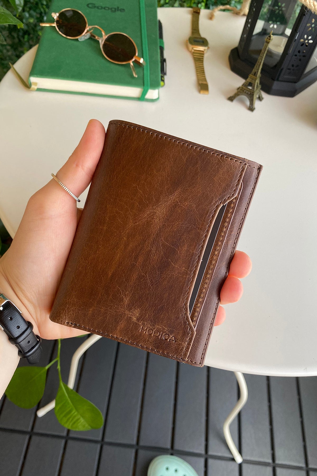 Oregon - Genuine Leather Wallet with Removable Card Holder