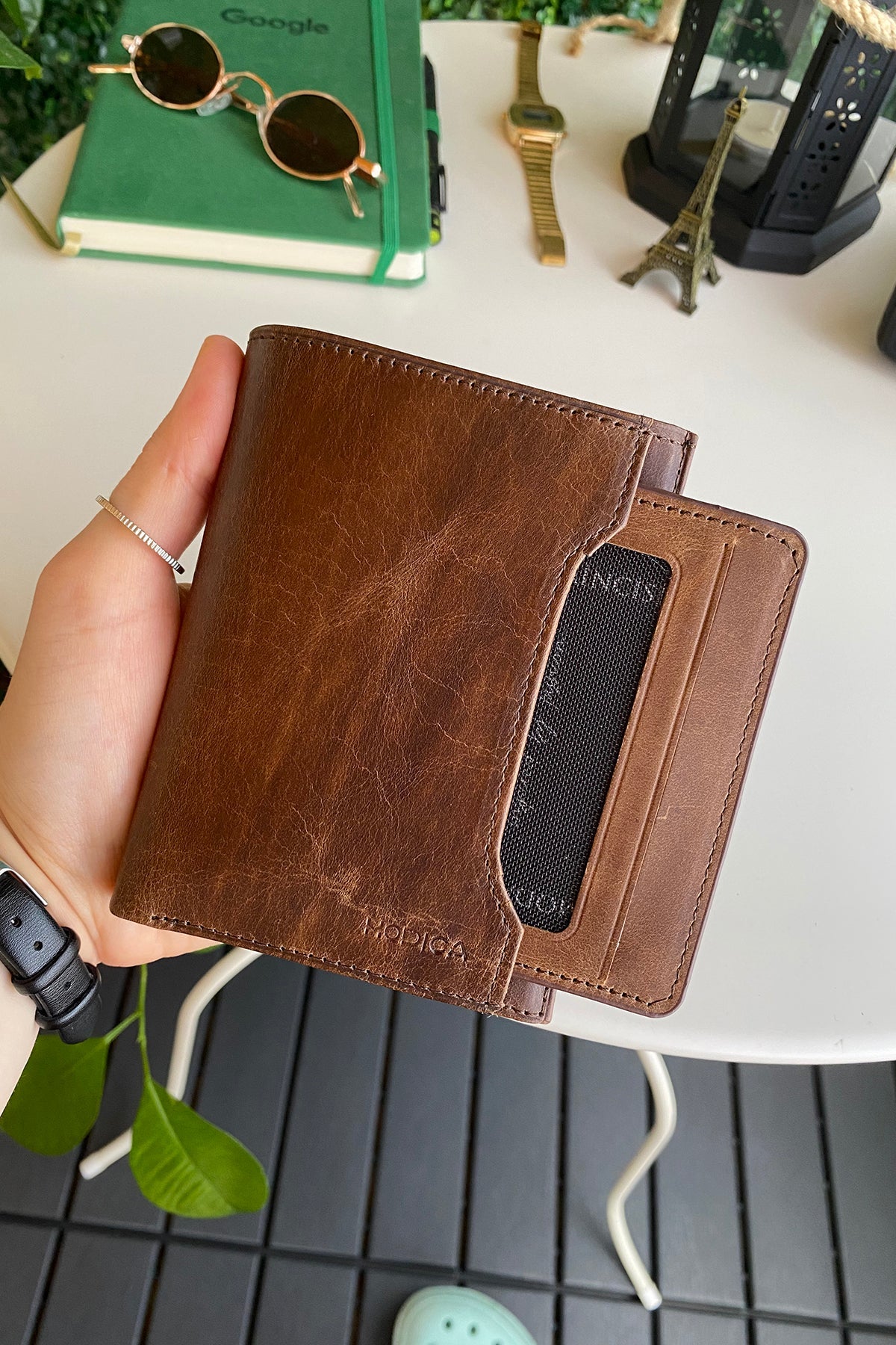 Oregon - Genuine Leather Wallet with Removable Card Holder