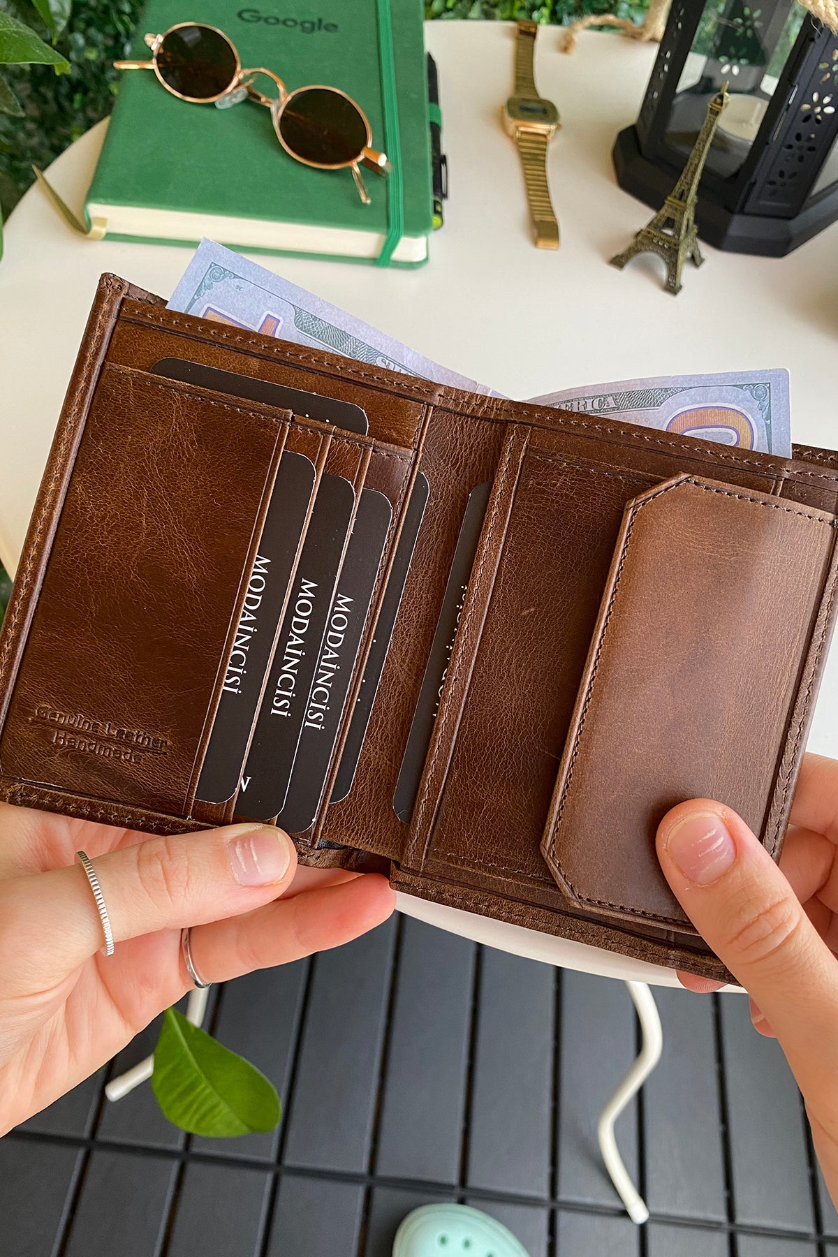 Oregon - Genuine Leather Wallet with Removable Card Holder