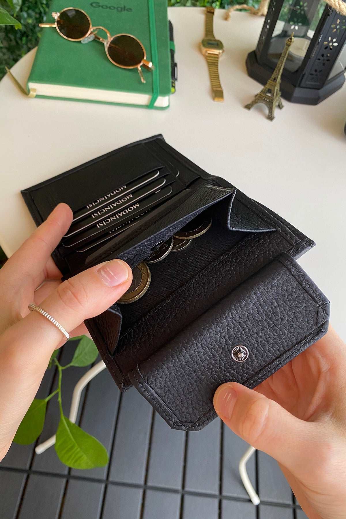 Oregon - Genuine Leather Wallet with Removable Card Holder