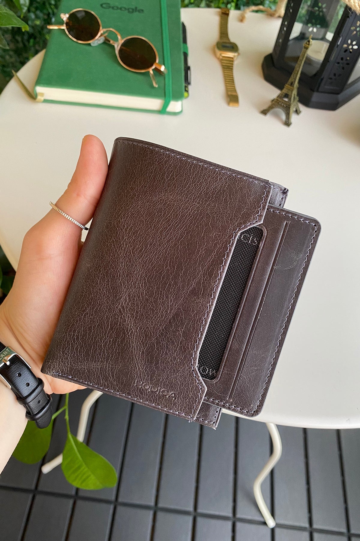 Oregon - Genuine Leather Wallet with Removable Card Holder