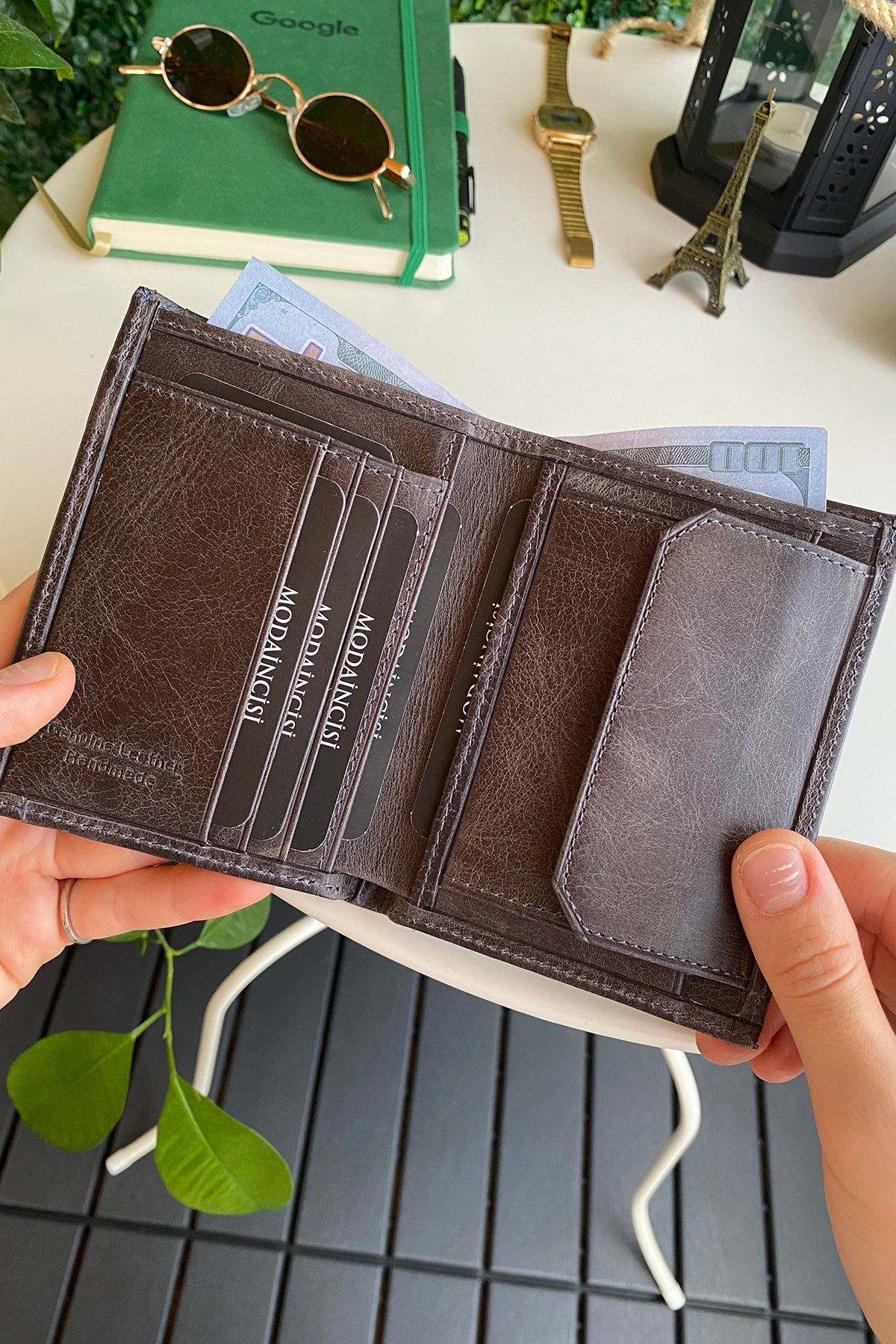 Oregon - Genuine Leather Wallet with Removable Card Holder