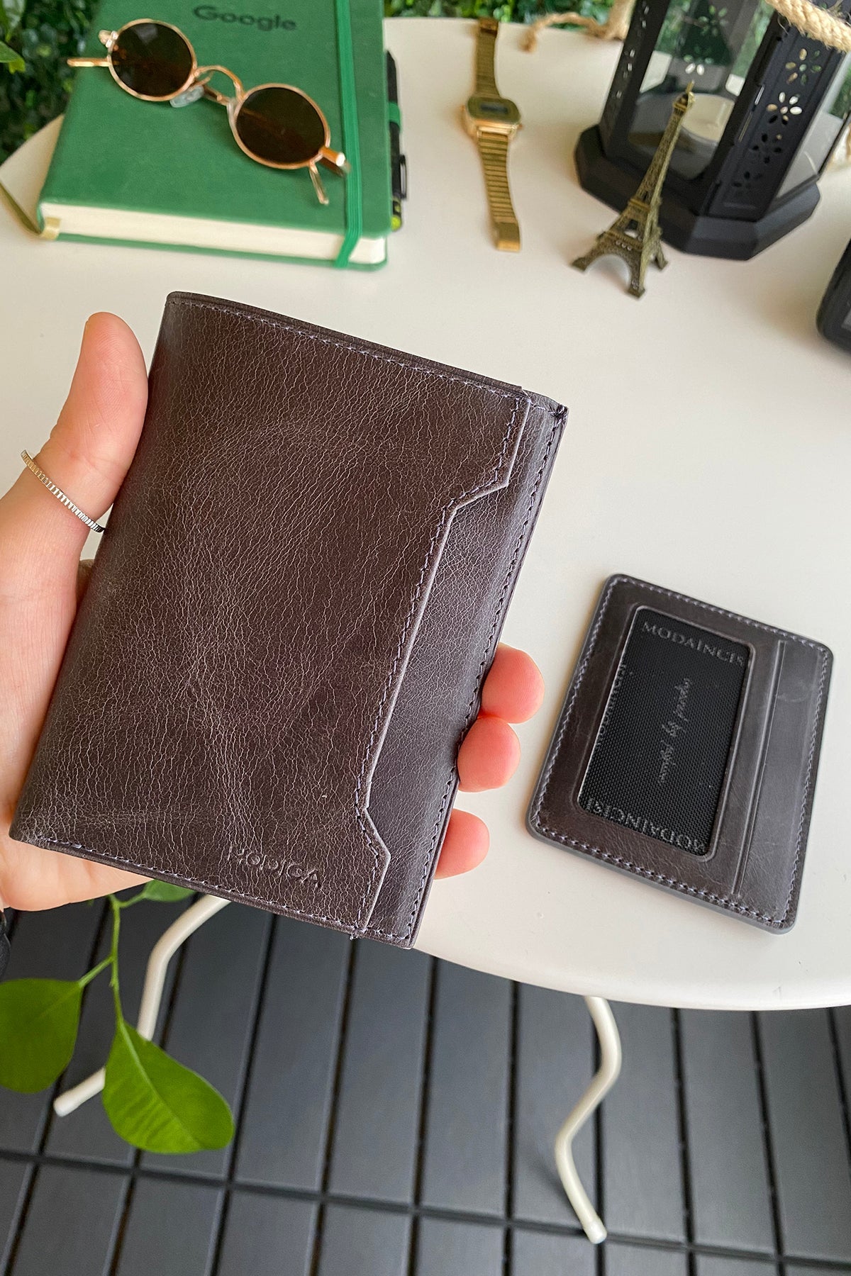 Oregon - Genuine Leather Wallet with Removable Card Holder