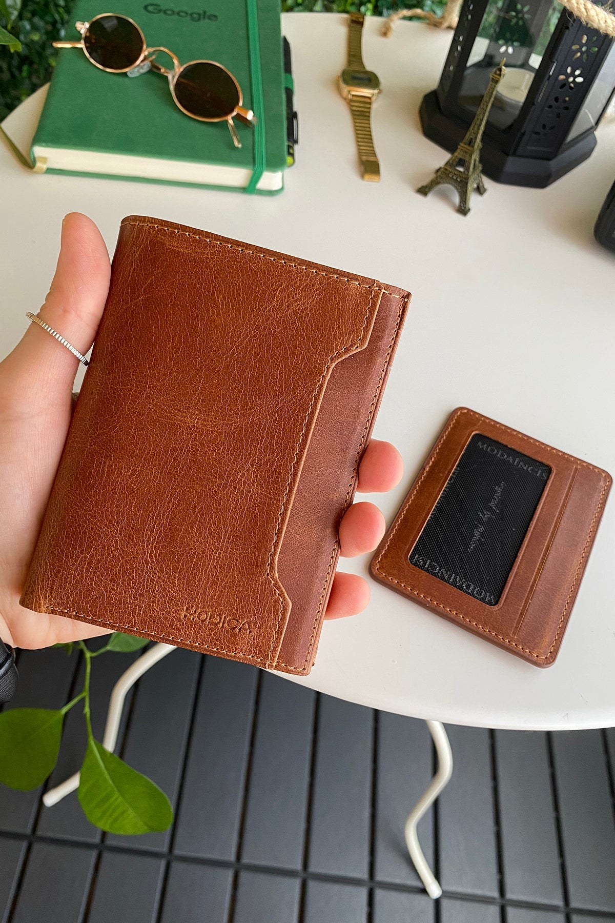 Oregon - Genuine Leather Wallet with Removable Card Holder