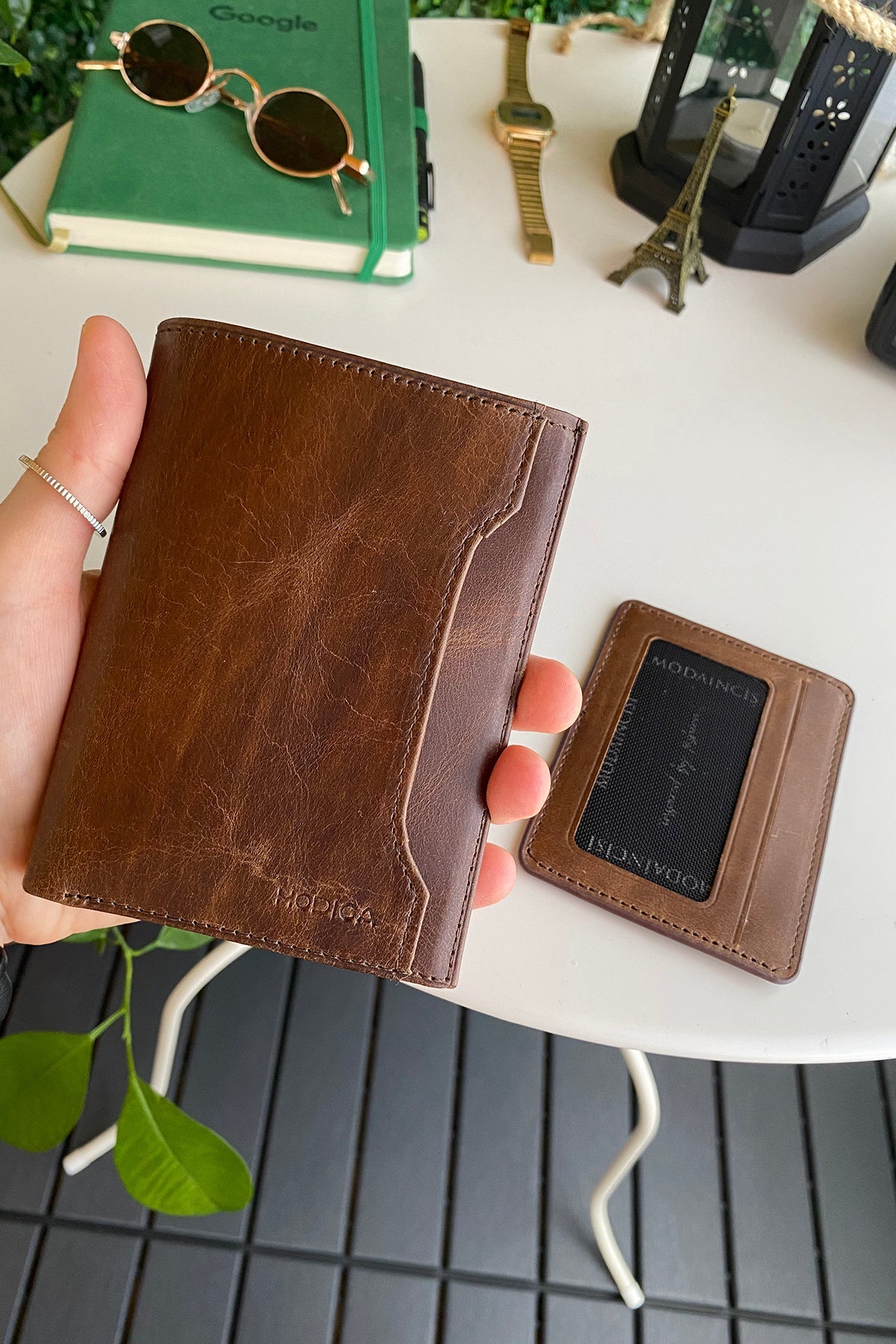 Oregon - Genuine Leather Wallet with Removable Card Holder