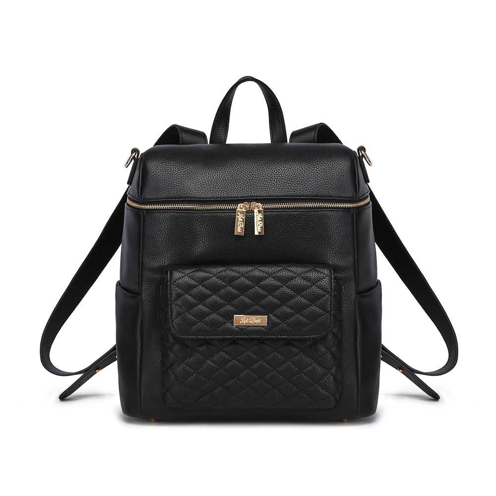 Monaco Diaper Bag | Ebony Black