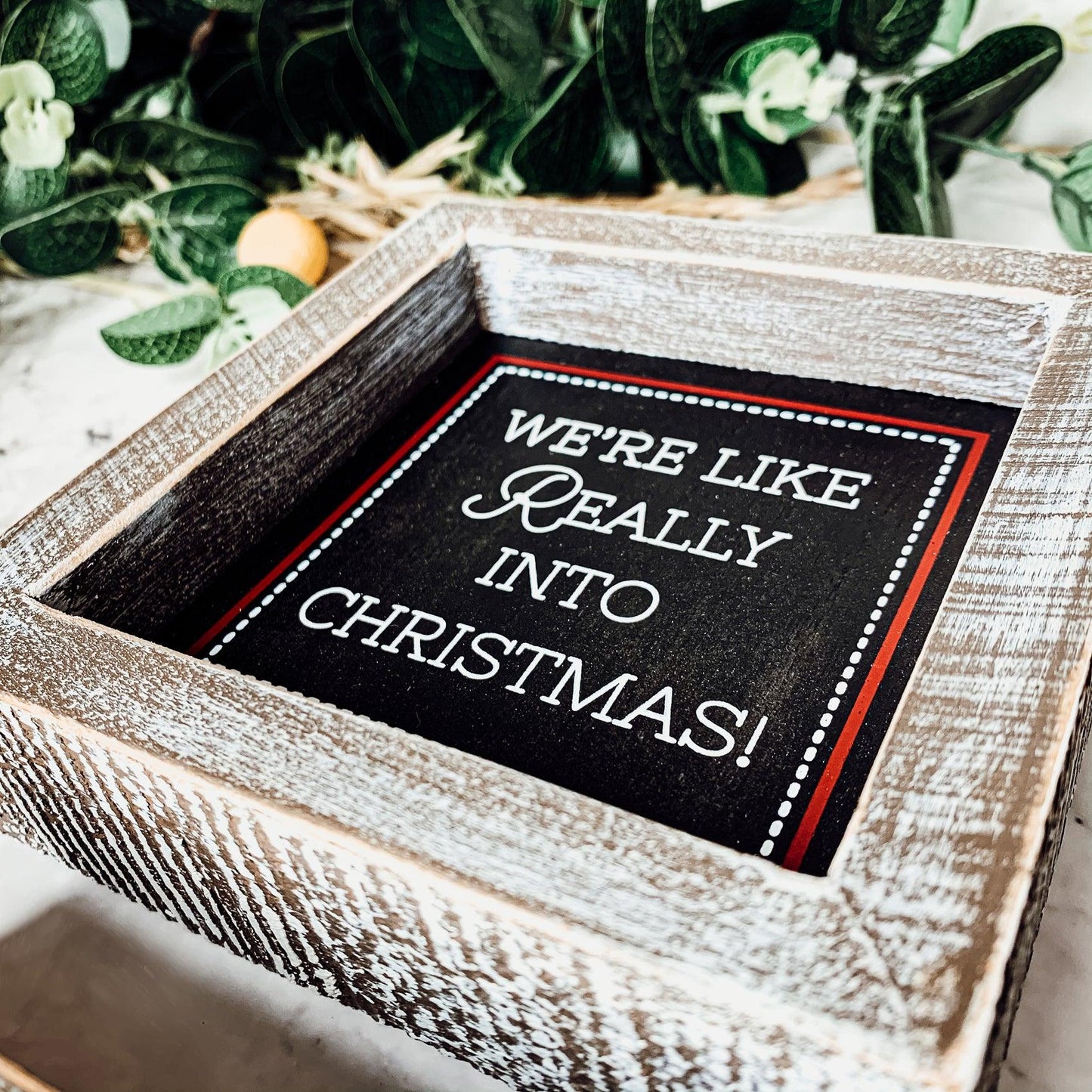 Black Christmas Sign