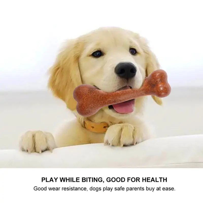 Flavored Tough Dog Bone Chew Toy